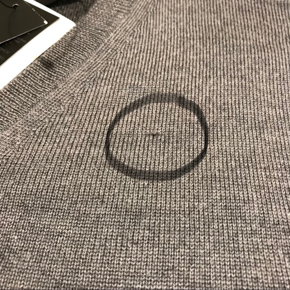 Calvin Klein Extra Fine Merino Wool V-Neck Sweater - Picture 4 of 8